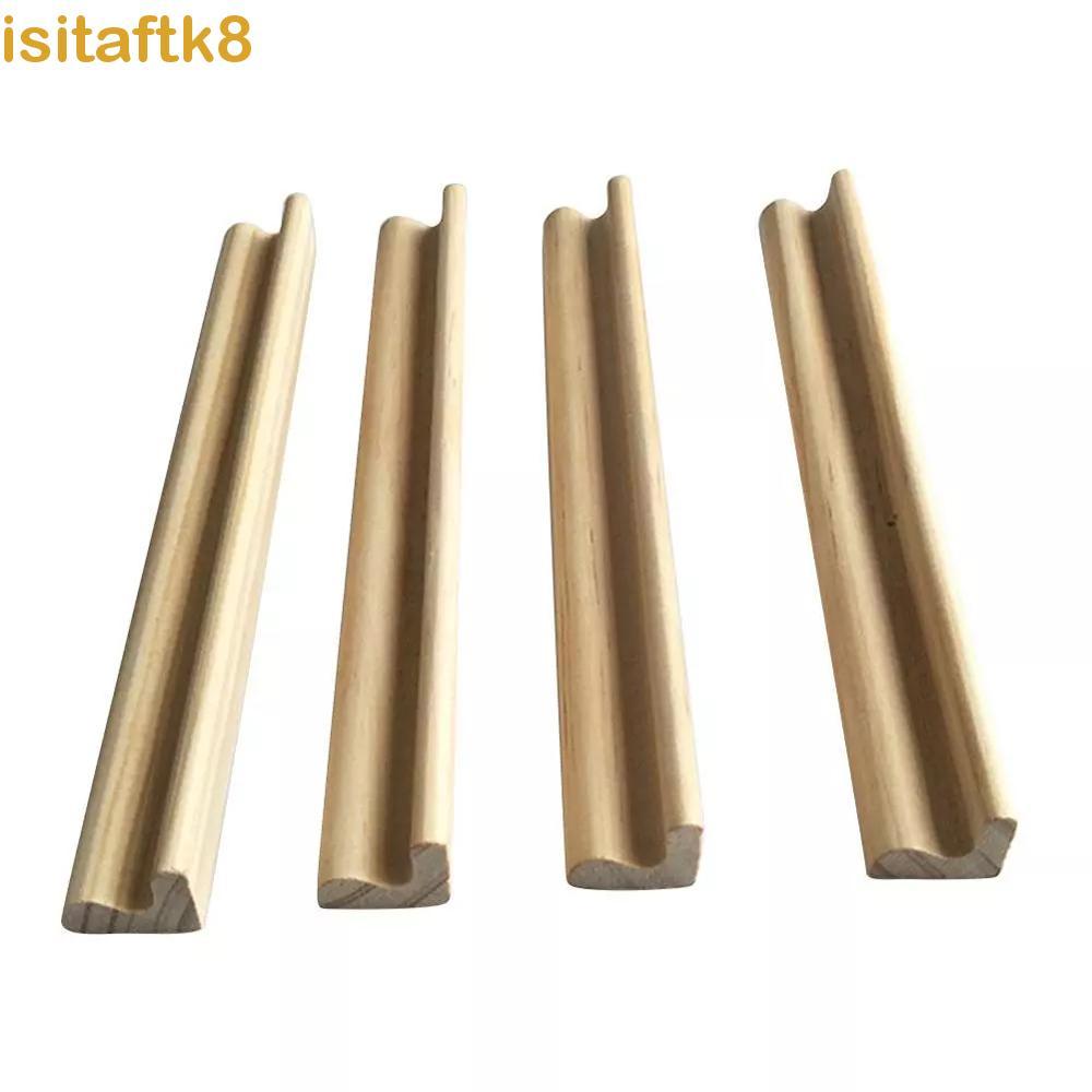 ISITAFTK Domino Holders for Kids Domino Games Wooden 4 Racks Chickenfoot Domino Trays Holders