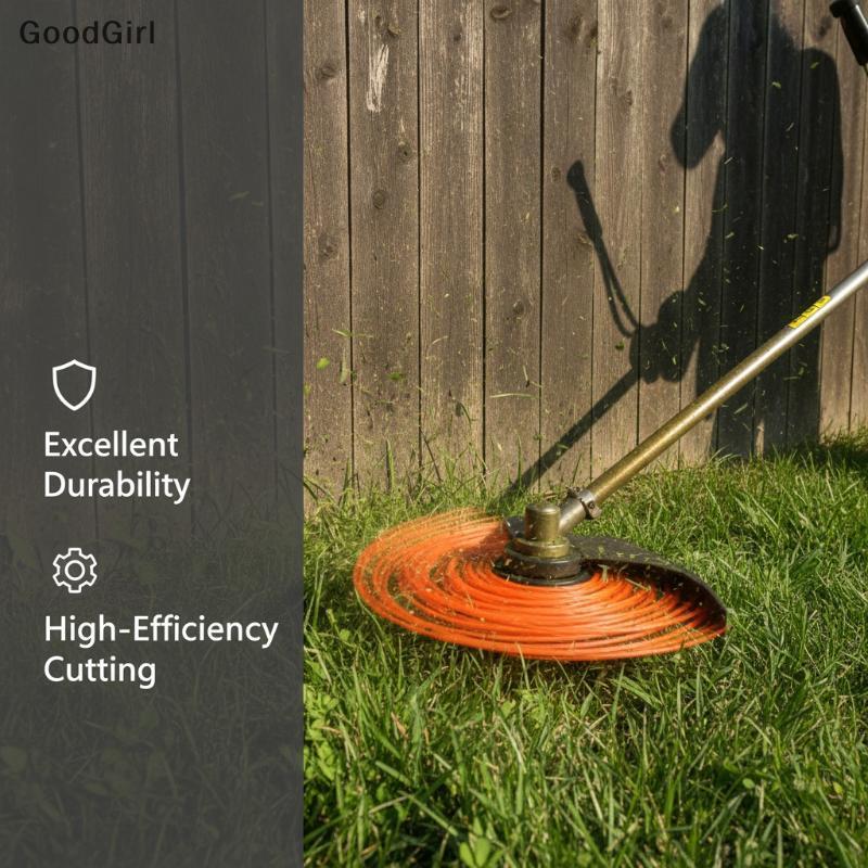 [GoodGirl] Weeder Eater Line Nylon Spiral Grass Trimmer Rope 1PCS 15m 2.4mm to 4mm อุปกรณ์เสริมสําหร