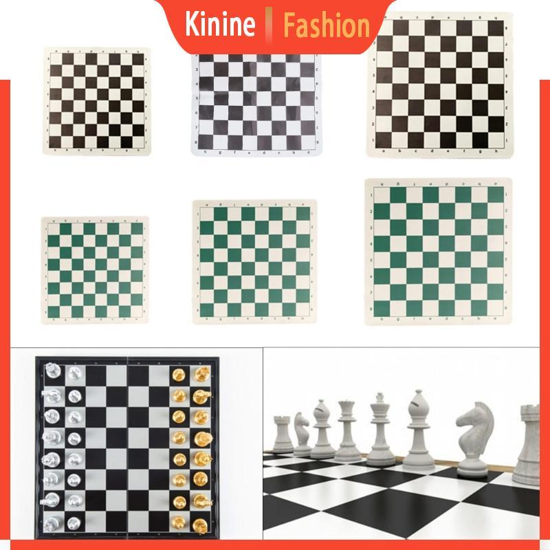 KIN PU Chess Board Roll-up Tournament Chess Mat Slip กระดานหมากรุกแบบนุ่ม