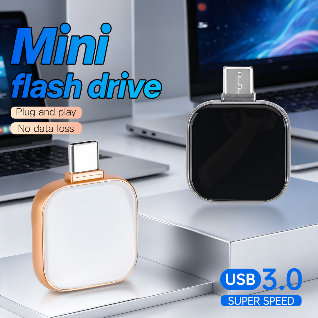 แฟลชไดรฟ์ OTG กันน้ํา 2TB Type-C PenDrive สําหรับพีซี/Android/iPhone 15,16,17