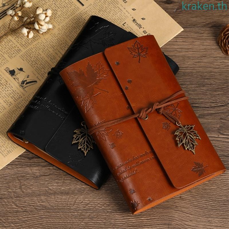KRA 6 Maple Leaf Notebook Retro Notebook Travel Notebook Leather Journal Notebook