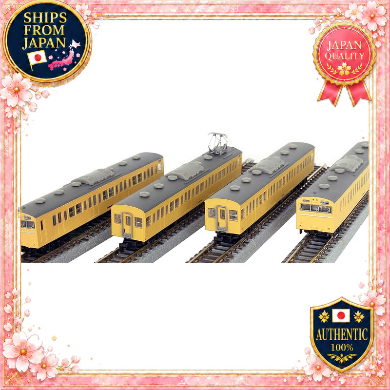 Rokuhan Z Gauge JNR 103 Series Canary High Cab Type 4-Car Basic Set T022-13