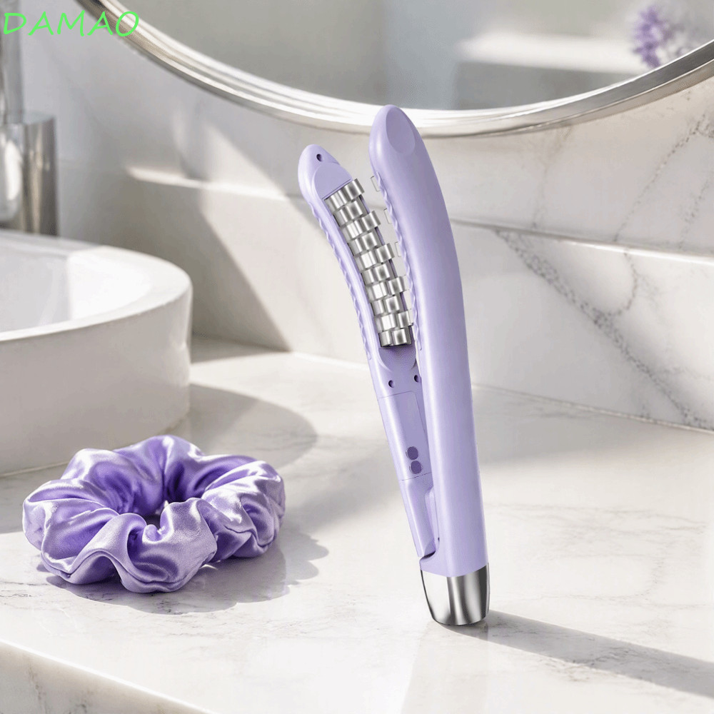 DAMAO เครื่องมือจัดแต่งทรงผมปุย, แผ่นด้านบนผมไฟฟ้า Womens Frizzy Hair Curler, แฟชั่น 4 การตั้งค่าอุณ