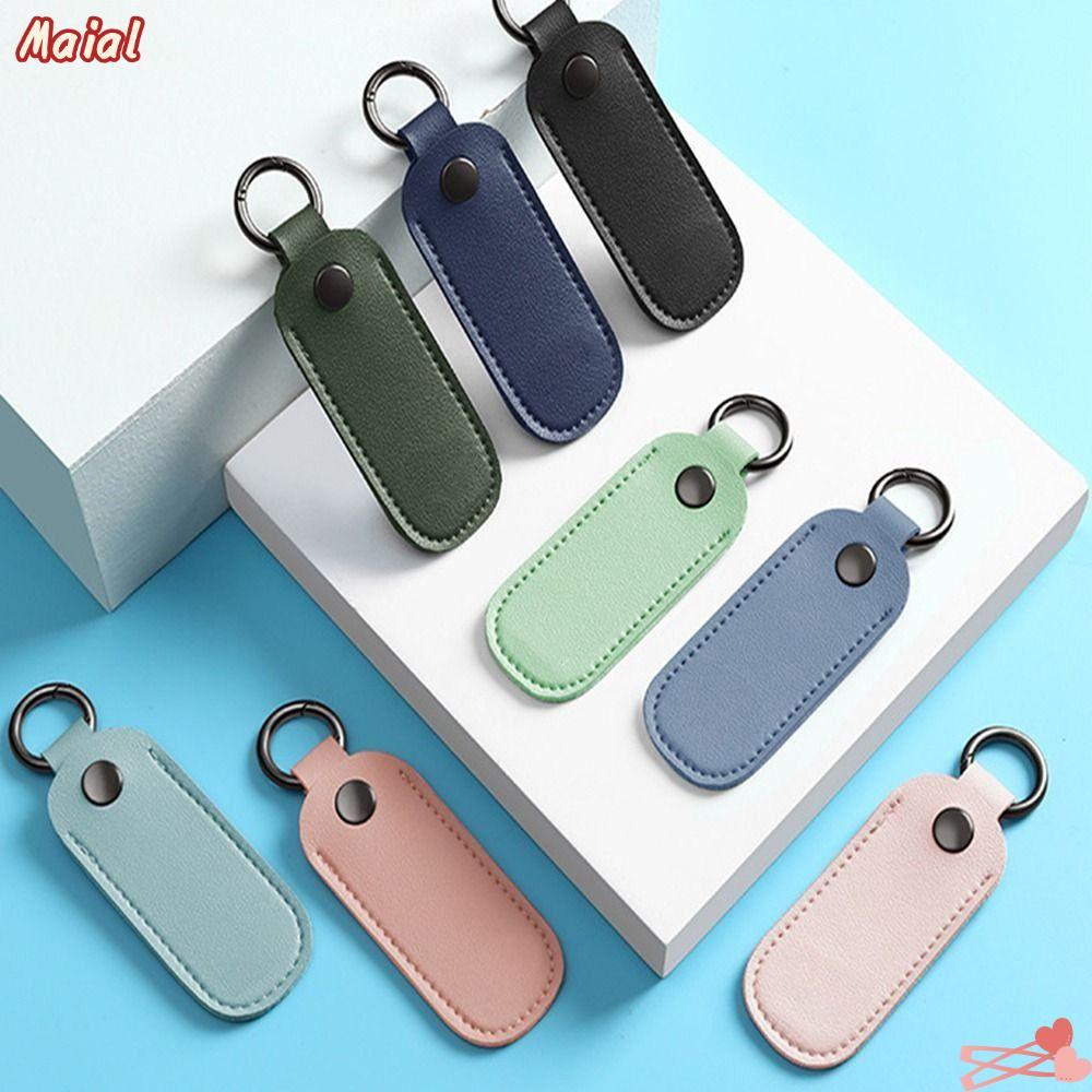 MAAIL U Disk Pouch Leather Pendrive Holder USB แฟลชไดรฟ์