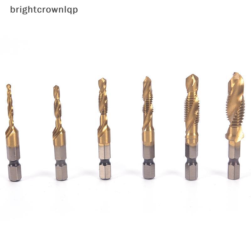 BB M3-M10 Hex Shank ไทเทเนียมชุบ HSS มือสกรูด้ายเมตริกแตะเจาะ Bits MY