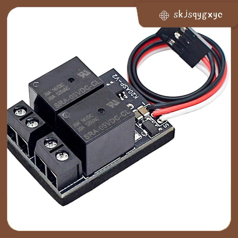 skjsqygxycPWM Switch Dual Channel Relay On/Off Control สําหรับมอเตอร์ไฟ 4.8V ถึง 10V