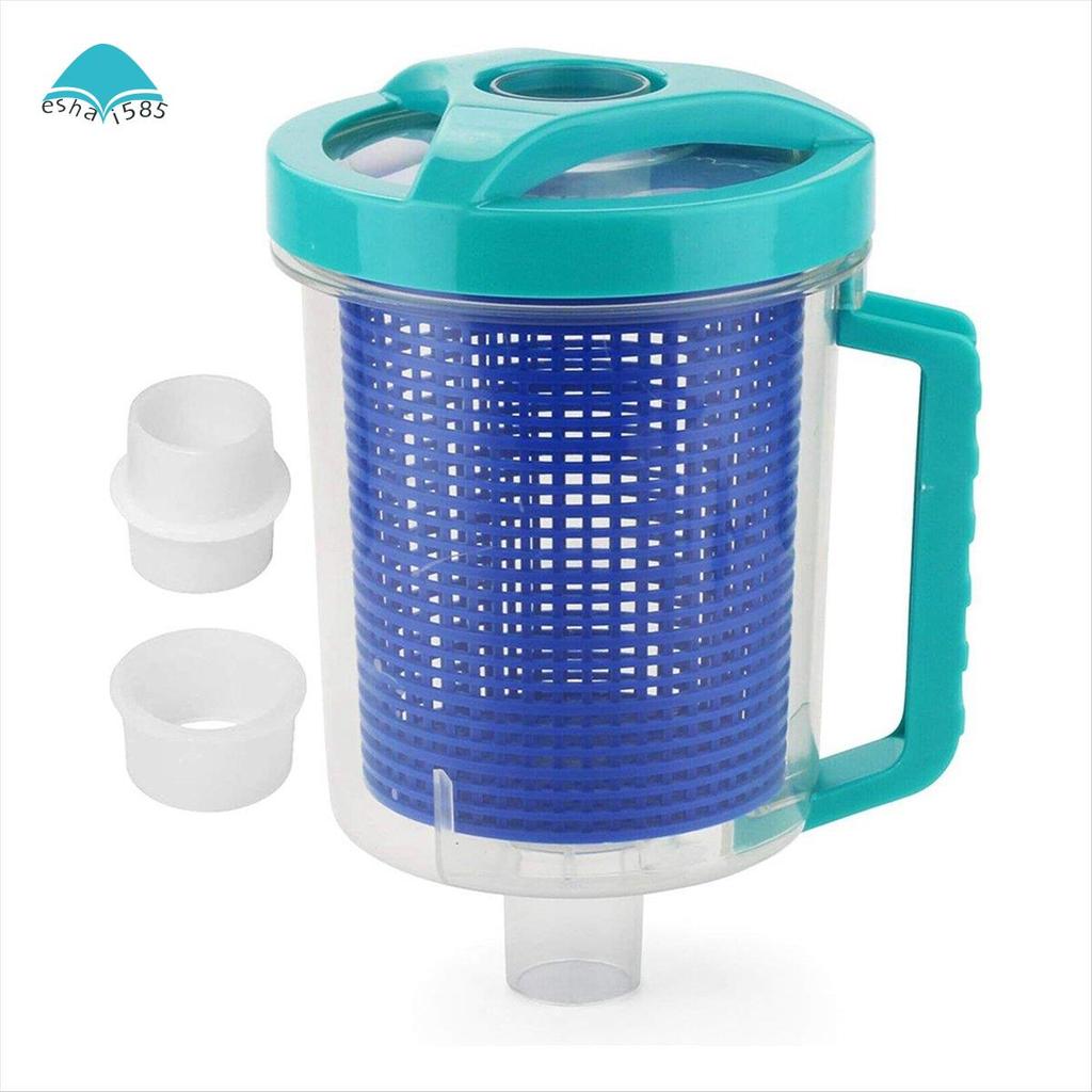 Eshai585Pool Leaf Canister, Leaf Catcher Canister Professional ความจุขนาดใหญ่ Leaf Canister พร้อมตะก