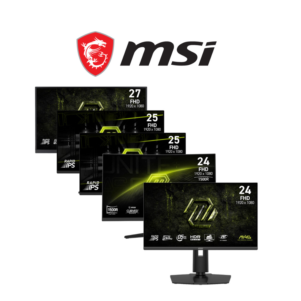 MSI MONITOR MAG 244C|245PF X24|255F E20|272F X24|255PXF|275CF X24|275F E20|272PF X24|275QF E20 รับปร