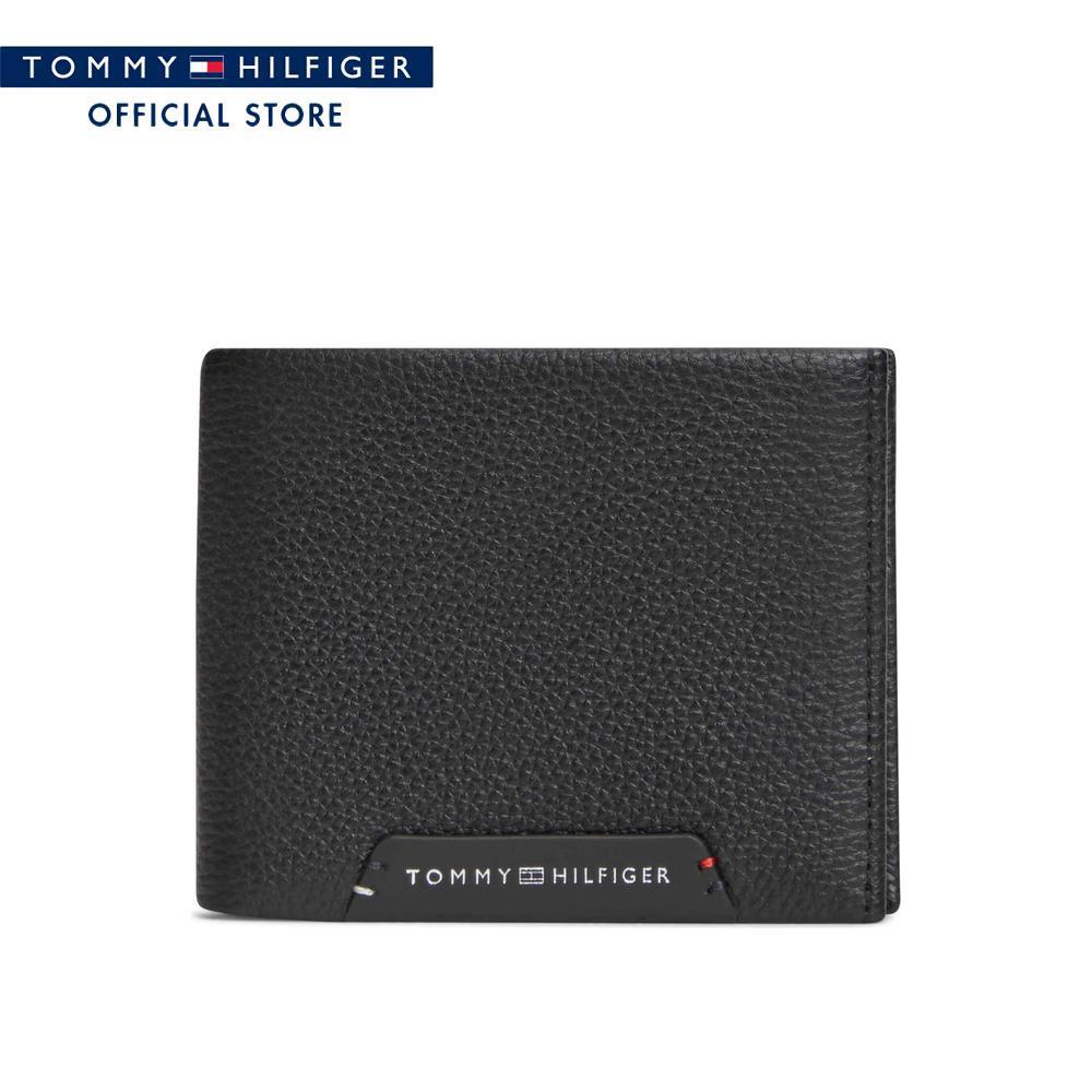 Tommy Hilfiger กระเป๋าสตางค์ ผู้ชาย รุ่น AM0AM14788 BDS - สีดำ