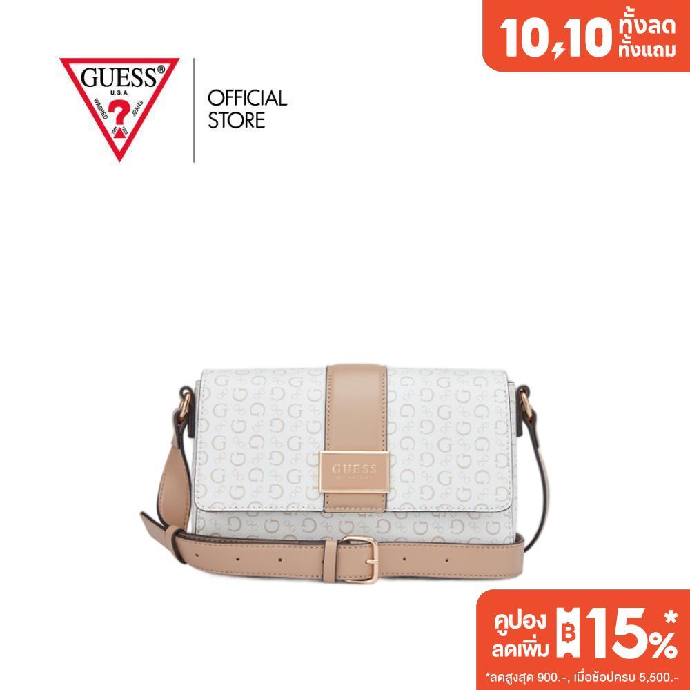 GUESS حقيبة كروس ISABELLA بغطاء — أبيض — صورة 2