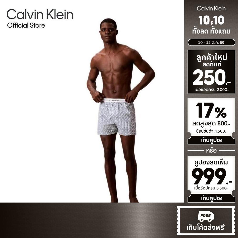 CALVIN KLEIN بوكسر رجالي قطن بوبلين — أزرق — صورة 2