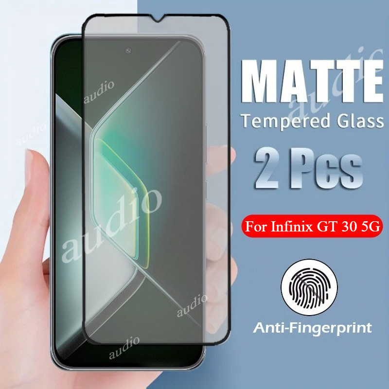 Infinix GT 30 5Gคลุมทั้งหมดMatteกระจกนิรภัยสําหรับInfinix GT 30 Pro GT30 Pro 5G Anti-Fingerprint Mat