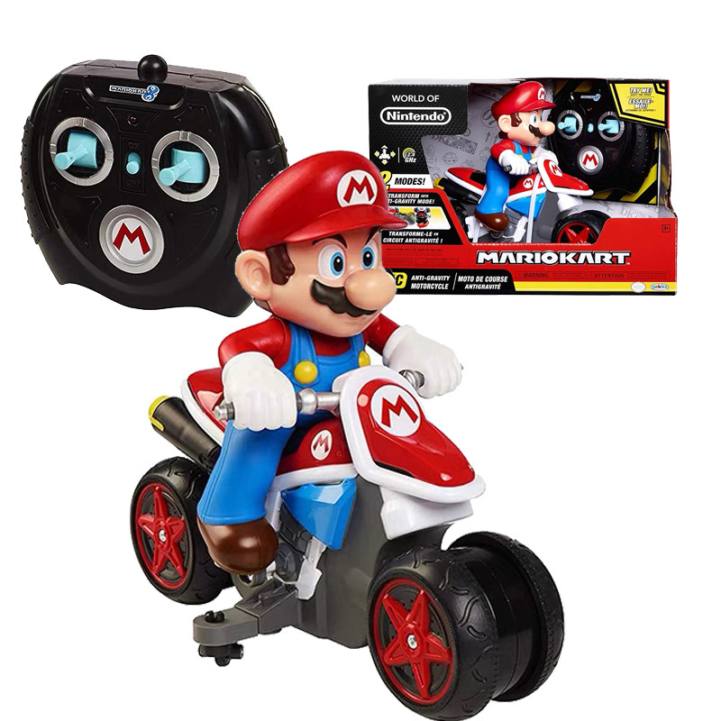 ของเล่นเด็ก Nintendo Switch Mario รีโมทคอนโทรลรถ Mario Boy Drift Car