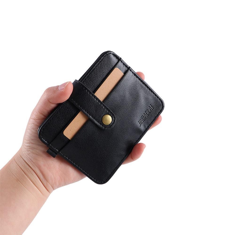 Cleoes กระเป๋าสตางค์หนังแท้ใบเล็กสไตล์วินเทจสําหรับผู้ชายและผู้หญิง Masculina - รูปที่ 6