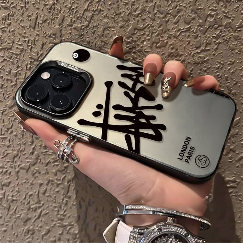 ปลอก OPPO Reno 12F 5G Reno 12F 13F 14F 14 5G 12 11F 11 13 Pro 9 10 F Pro Plus 5G 4G เคสโทรศัพท์ปลอกผู้ชายกันกระแทก Simple Graffiti โลโก้ฟิล์ม Hydrogel ป้องกันหน้าจอ - รูปที่ 4