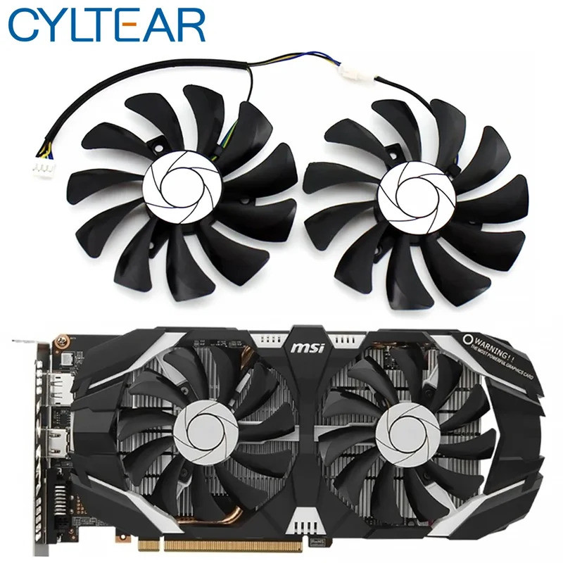 ใหม่ 85 มม.HA9010H12F-Z 4Pin Cooler พัดลมสําหรับ MSI GTX 1060 OC 6G GTX 960 P106-100 P106 GTX1060 GT