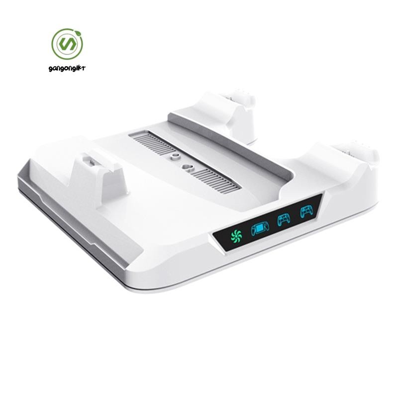 [gangong1kr]2025 สําหรับPS5 PRO/PS5Slim/ Console Cooling Stand สถานีชาร์จ Dock Controller Storage Ra