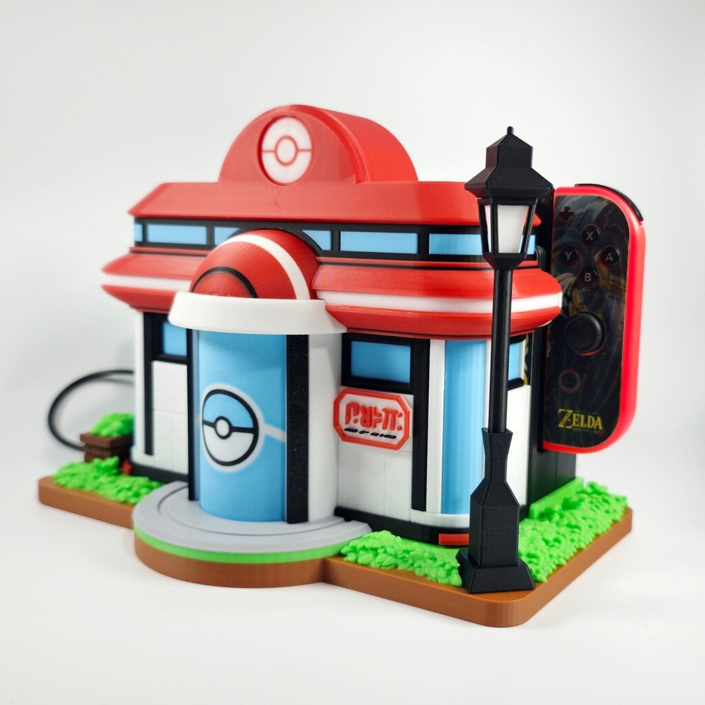 HOT DEAL[1276People Collection]Pokémon Center Nintendo Switch Console บุคลิกภาพฐานตกแต่ง Shell Gang 