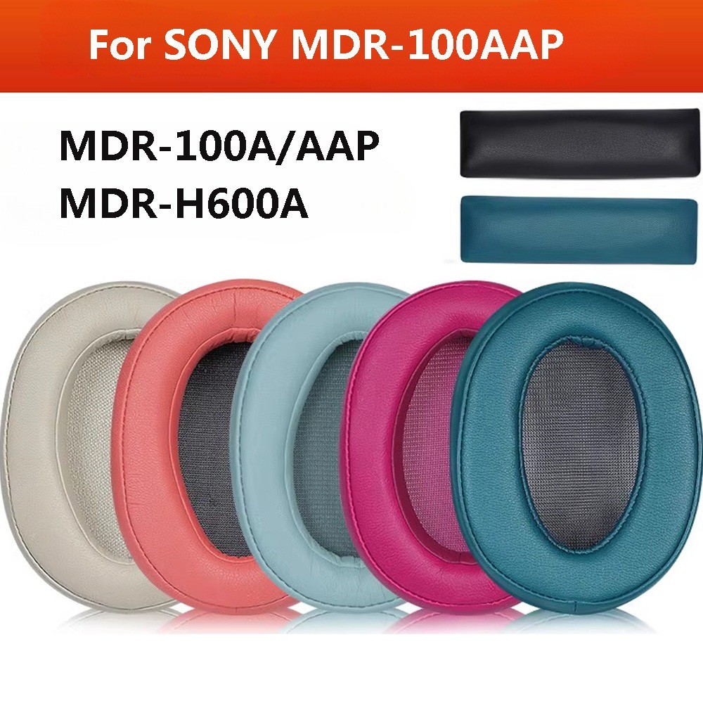 เปลี่ยนแผ่นรองหูฟังสําหรับ Sony MDR-100A MDR-100AAP MDR-H600A หูฟัง
