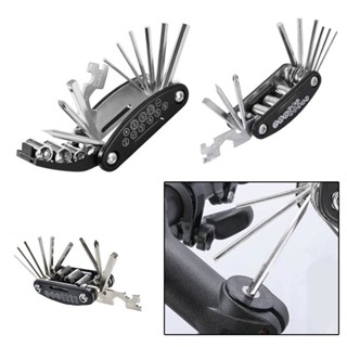 16 In 1 ชุดเครื่องมือประแจหกเหลี่ยม สําหรับซ่อมแซมจักรยาน ชุ…