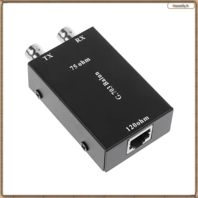 [BP] 2.048Mbps G703 Coaxial BNC to RJ45 Transmitter E1 Converter Balance to Unbalance 75 Ohm to 120 