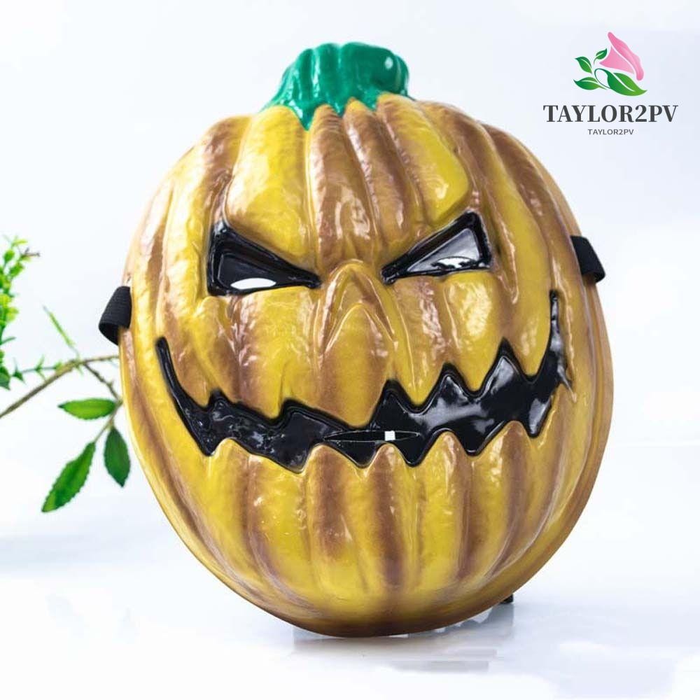 TAYLOR2PV หน้ากากคอสเพลย์ตกแต่งหน้ากาก Party Props ฟักทองคอสเพลย์พลาสติกหน้ากากฮาโลวีน