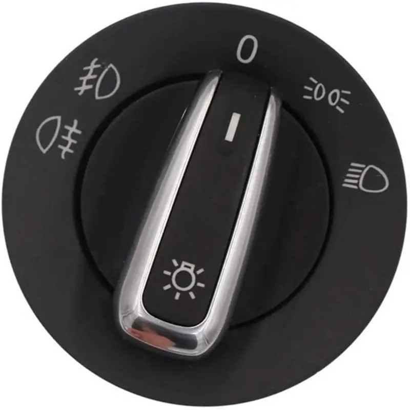 สวิตช์ควบคุมไฟหน้าสําหรับ Vw Jetta Bora Golf MK4 Passat B5 Beetle T5 Polo 9N Sharan Lupo 1995-2005 3