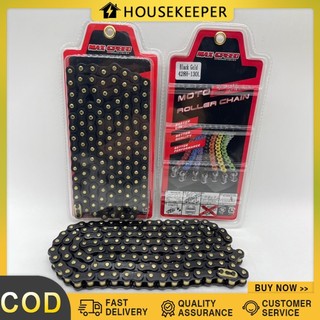 Black/Silver Chain 415-130L Motorcycle Chain