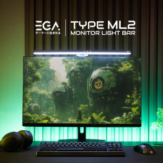 ส่งด่วน EGA Type-ML2 ไฟติดหน้าจอ Monitor Light Bar ปรับไฟได้ 3 สี ปรับมุมองศาการเงยได้ 60 องศา