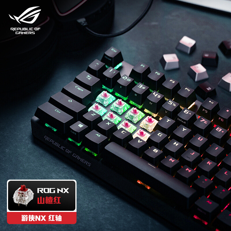 R ROG Ranger NX Axis Gaming Gaming Mechanical Keyboard Full Size Backlight Notebook Asus Player Coun