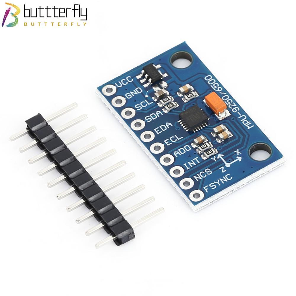 BUTTTERFLY เซ็นเซอร์ 9 แกน, โมดูล Gyroscope 3-5V 16 บิต, โมดูลเซ็นเซอร์ MPU-9250 GY‐9250 หุ่นยนต์เซ็