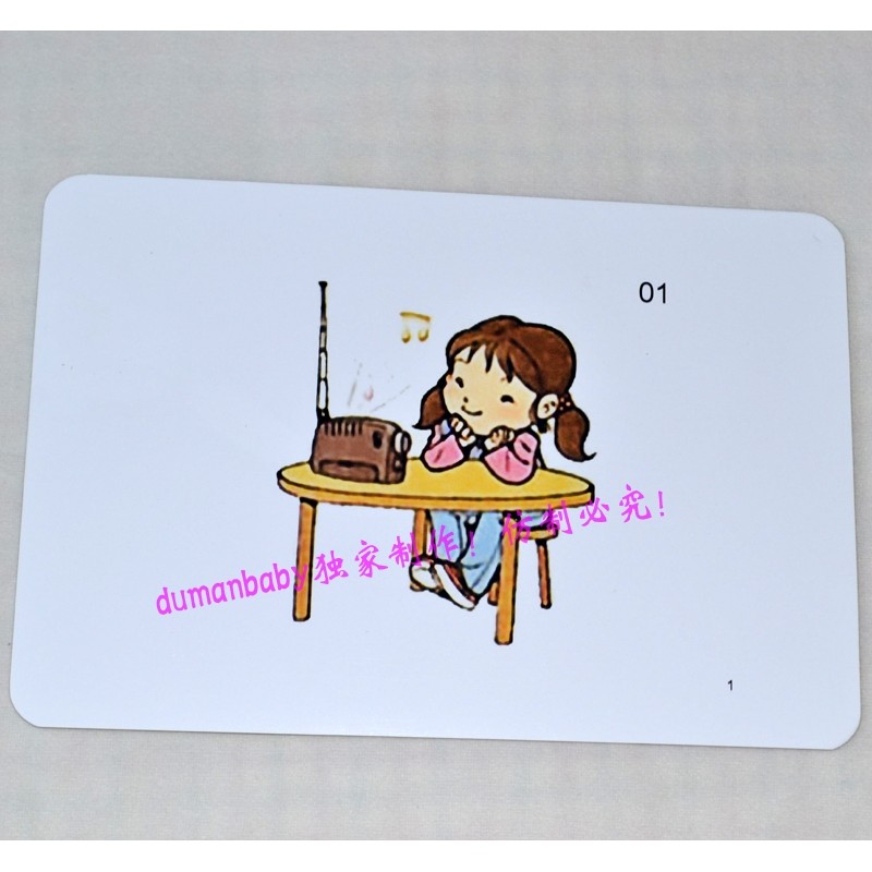 [การ์ด Pinyin Digital Card] Reading Literacy Card Early Education Flash Card การพัฒนาศักยภาพสมองขวาข