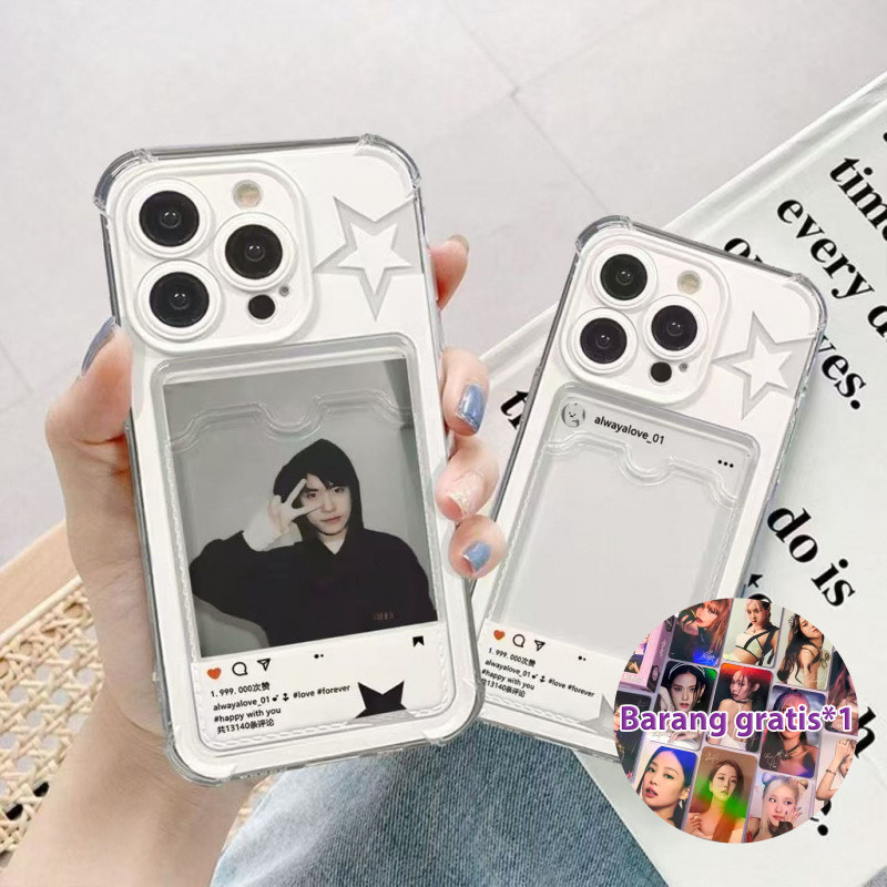 Star Small Card Diy Card Holder ล่าสุดกรณี Hp POCO X7 Pro 5G C71 C75 M5S Xiaomi C85 15 C65 X3 Pro Nf