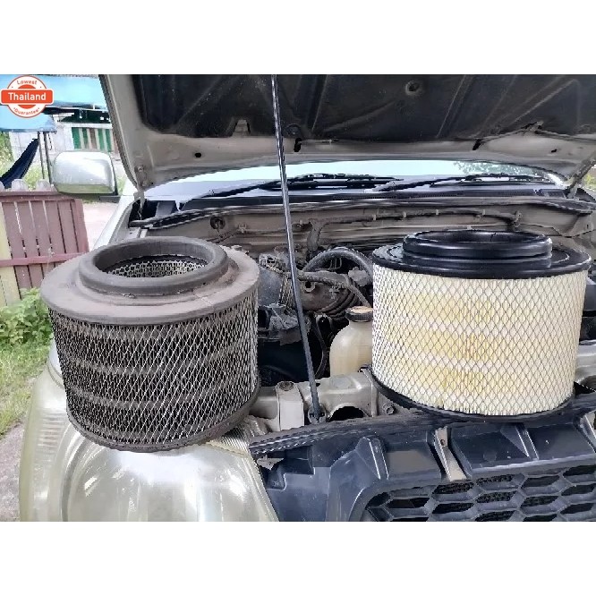 กรองอากาศ Toyota โตโยต้า Fortuner 2005-2014,Innova 2004-2014,Hilux Vigo,Vigo Champ By D Filter ไส้กร