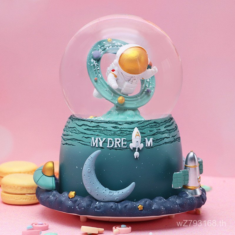 พื้นที่เวลาสร้างสรรค์คริสตัลบอลกล่องดนตรีเด็กที่แตกต่างกันนักเรียนนักบินอวกาศฟรีพื้นที่ขนาดใหญ่นอกหม