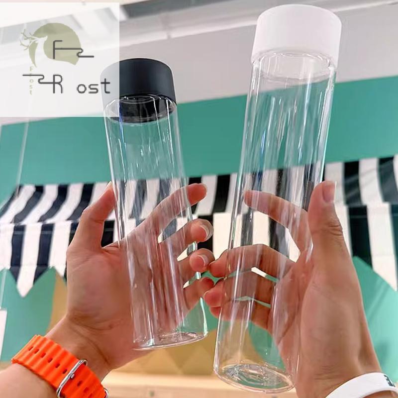 Hth ชาชงเย็นขวดน้ํากรองถ้วยน้ําแบบพกพาสําหรับเล่นกีฬาออกนอกบ้านชานมน้ําผลไม้ดื่มถ้วยบ้านของขวัญโปร่ง