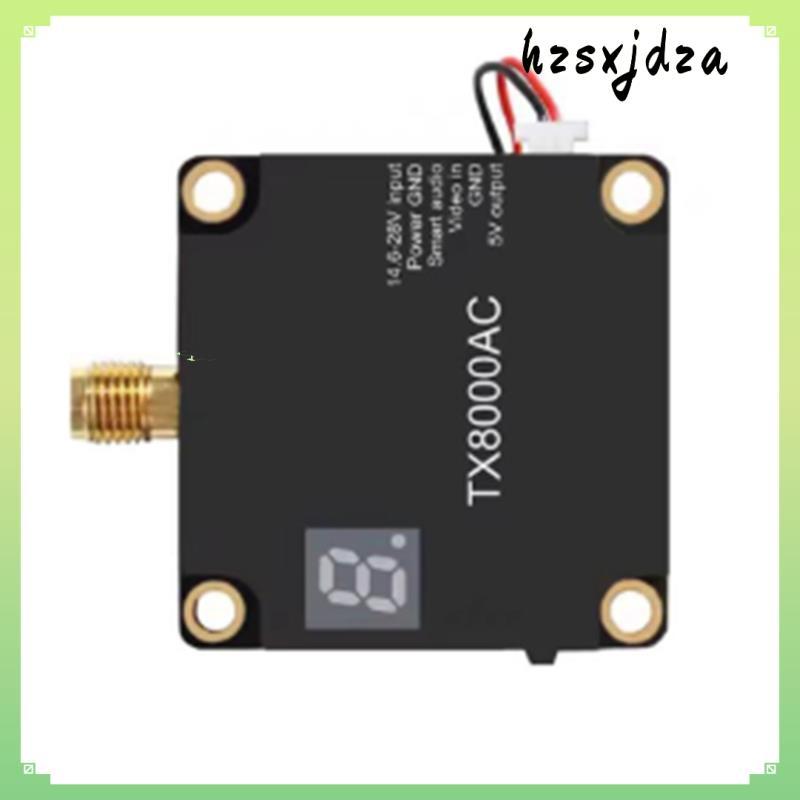 เครื่องส่งสัญญาณวิดีโอ TX8000AC 8W 8000mW 5.8GHz ทั้งหมดช่องรุ่น 96CH Racing FPV VTX UAV อุปกรณ์เสริ