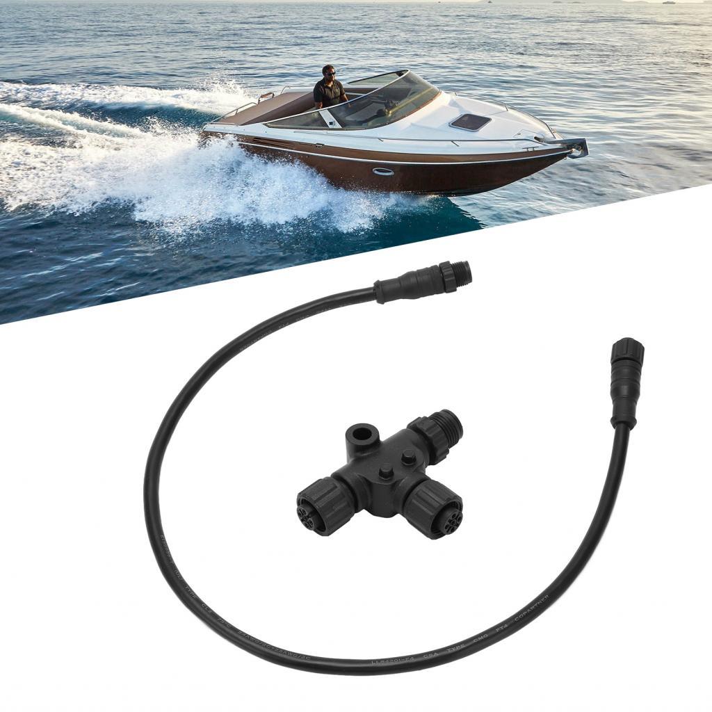 NMEA 2000 Drop Backbone Cable TConnector 5 ขา 0.5 ม. เข้ากันได้กับ Lowrance Simrad B&G Navico Networ