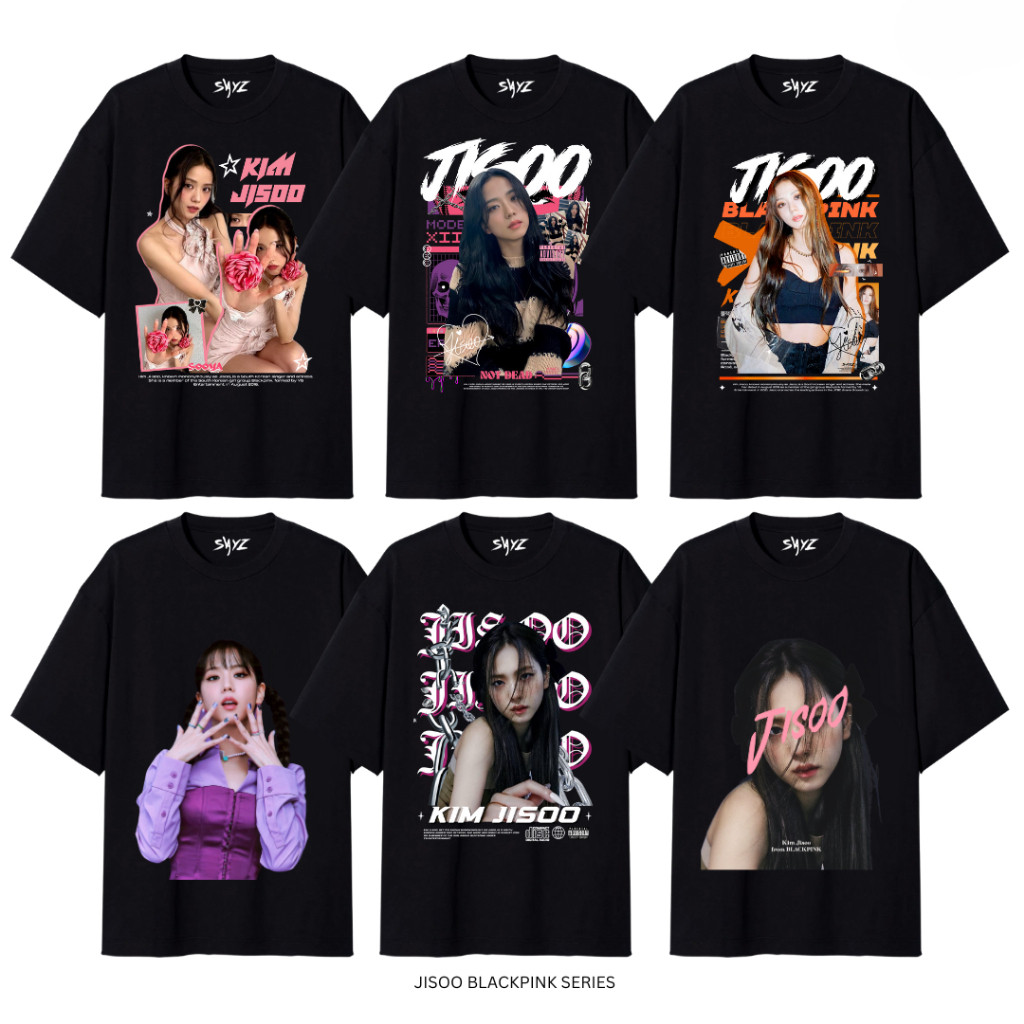 | เสื้อยืด Jisoo Series (Kim Jisoo Blackpink) - เสื้อยืด Cotton Combed 100%, Jisoo BlackpinkJisoo Co