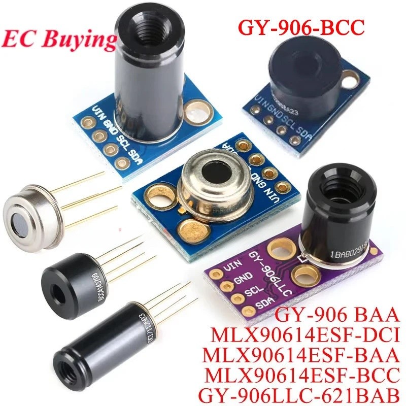 GY-906 MLX90614 MLX90614ESF DCI BAA BCC GY-906LLC-621BAB IR อินฟราเรดแบบไม่สัมผัส Contactless อุณหภู