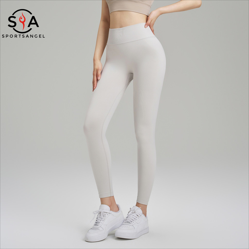 【Sportsangel】(อัพเกรด) กางเกงกีฬา เลกกิ้ง เอวสูง กางเกงออกกําลังกาย กางเกงรัดรูป ยางยืด สําหรับผู้หญิง