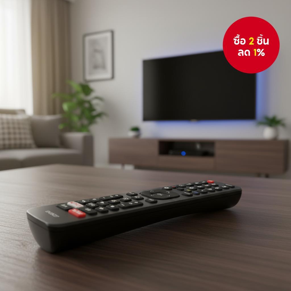 รีโมทคอนโทรลเปลี่ยนสําหรับทีวีสมาร์ท Android LED LCD Hisense รุ่น EN2BC27D, EN2BD27H, EN2A27, EN2A12