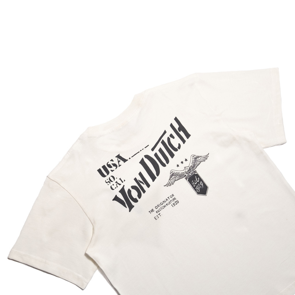 Von Dutch Tshirt Kids K68 Broken White Unisex
