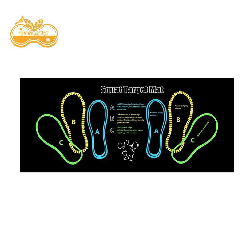 {yueynntht}Squat Guide Mat Squat Step Positions Knee Mat Fitness Mat
