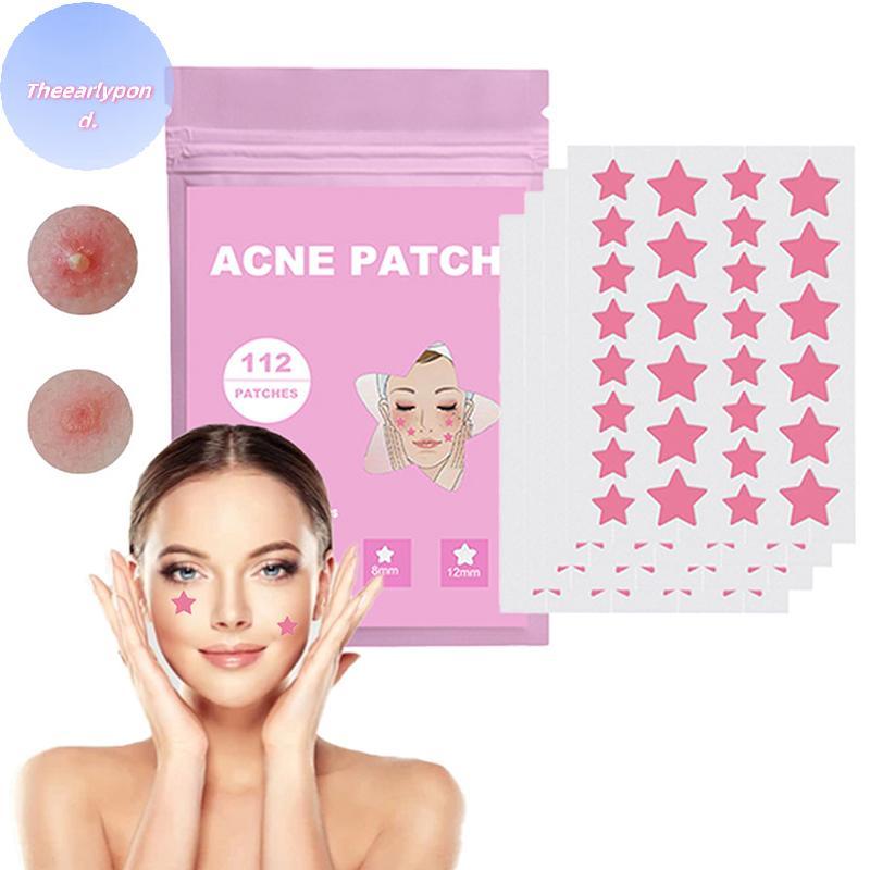 EARLYPOND 112 ชิ้น/เซ็ตสิว Patch สิวที่มีสีสันที่มองไม่เห็น Skin Care สติกเกอร์คอนซีลเลอร์ Face Spot