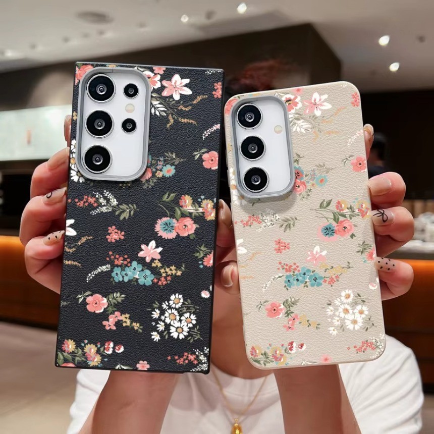 สําหรับ Samsung Galaxy A53 A33 A23 M13 M23 A52 A52S A32 M32 A22 M22 A15 A14 A13 ปลอก Simple Feel Retro ดอกไม้นุ่มเคสโทรศัพท์ฝาครอบ ราคา ถูกที่สุด ดีลบีเคเค แกลเลอรีภาพที่ 5