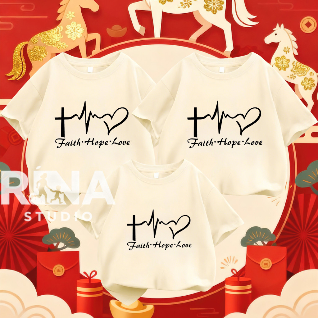 พร้อมส่ง&COD RINA STUDIO เสื้อผ้าพ่อแม่ลูก ชุดครอบครัว-เสื้อยืด FAMILYผ้าคอตตอนเนื้อนุ่มเท่ๆ เดรสแม่ลูก เซตครอบครัว#104 ราคา ถูกที่สุด ดีลบีเคเค แกลเลอรีภาพที่ 4