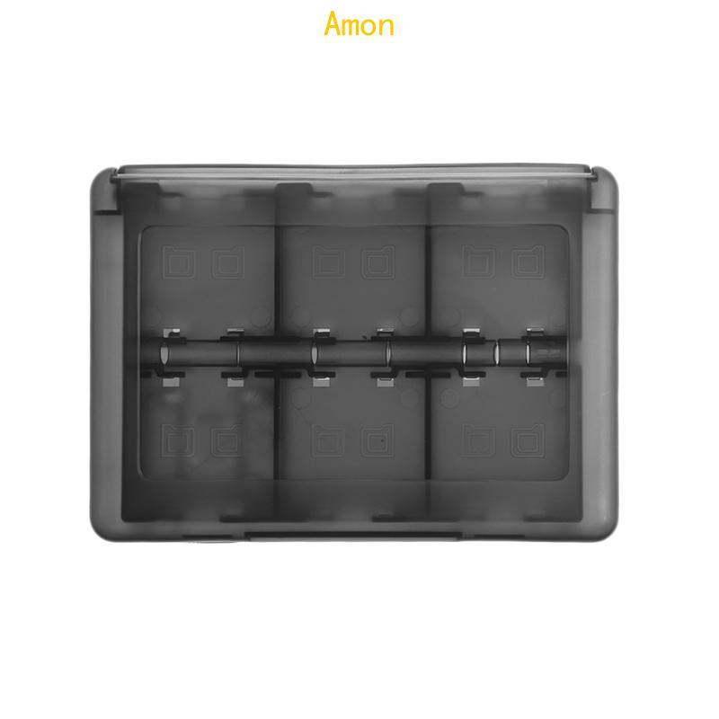 Amon 28 in 1 Game Holder Card สําหรับกรณีสําหรับ DS สําหรับ DS Lite 3DS 3DS การ์ดหน่วยความจําเกมสําห