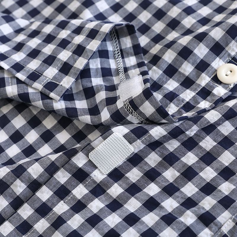 穿重质男士新款透气棉老人植物合合合合合生日发芽率透气质拼装 后护服 สวมใส่ง่ายและถอดเตียงผ้าฝ้ายระบายอากาศบางของผู้ชายสําหรับผู้สูงอาย