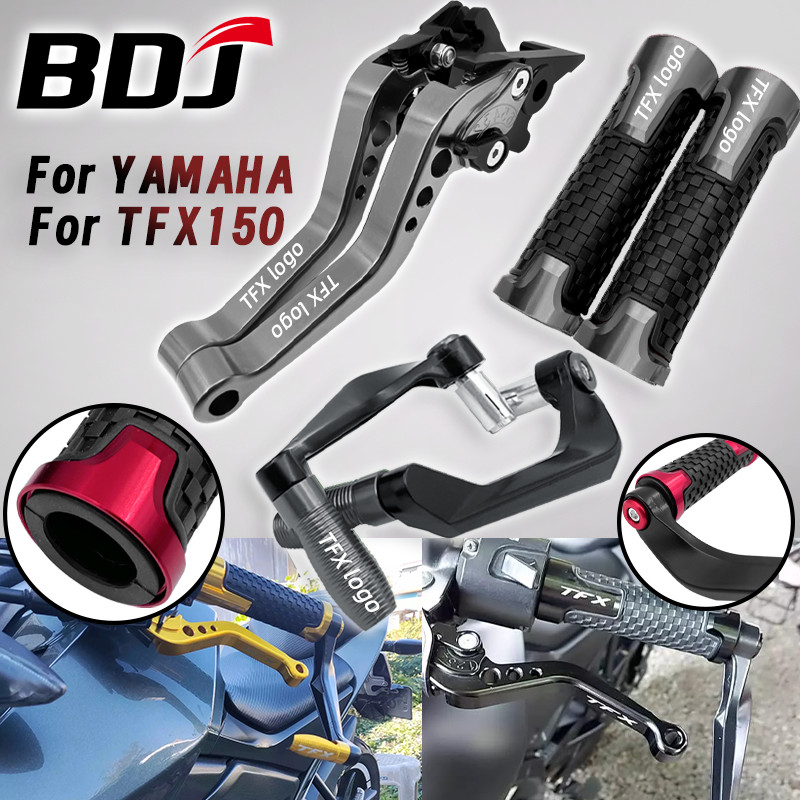 BDJ สําหรับ YAMAHA TFX 150 TFX150 ดัดแปลง Lever Guard ปรับคลัทช์เบรค Handle Bar Grip อุปกรณ์เสริมรถจ